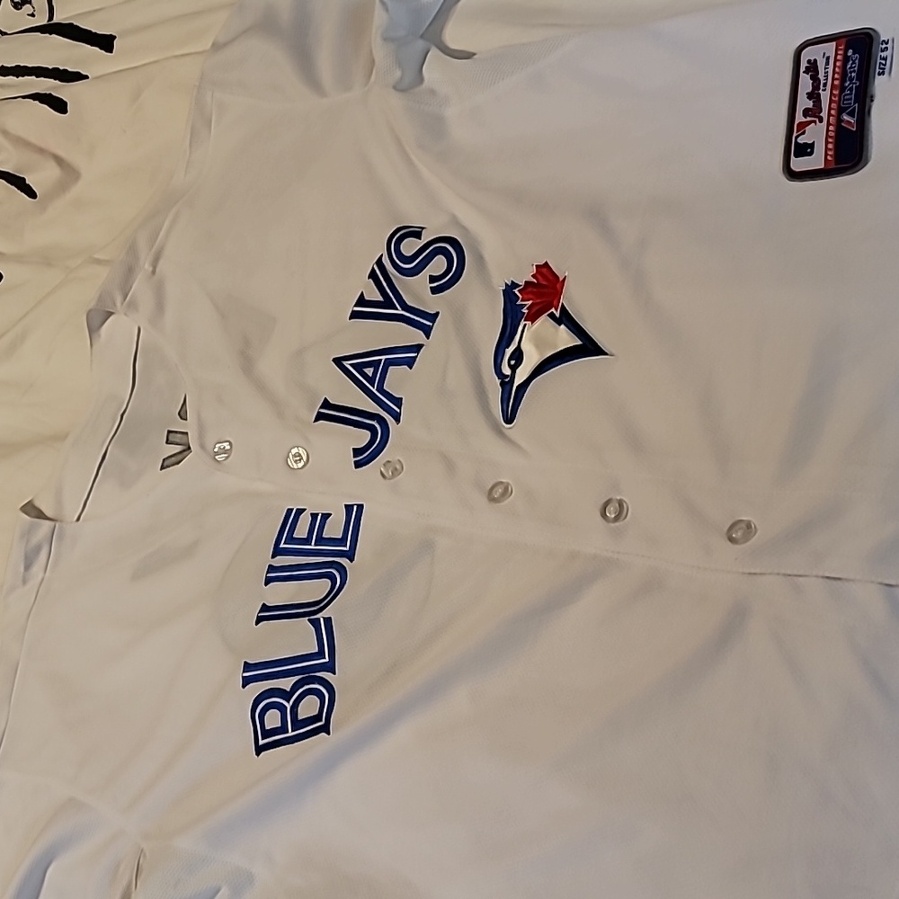 Authentic Blue Jays Dickey #43 Baseball Jersey Performance Magestic, size 52